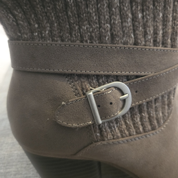 TORRID Sweater Bootie in Taupe - Picture 5 of 9